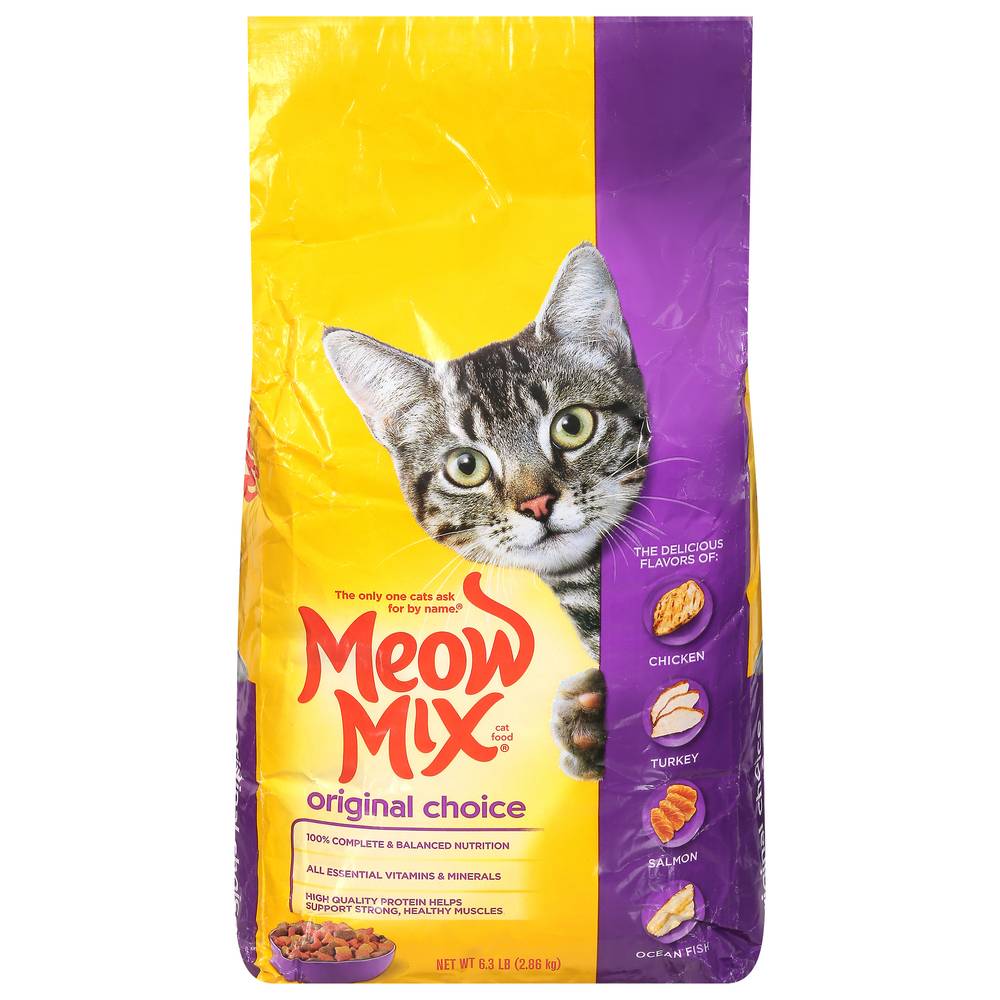 Meow Mix Original Choice Dry Cat Food (6.3 lbs)