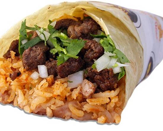 Order Asada Burrito food online from Baja Cali Fish & Tacos store, Arcadia on bringmethat.com
