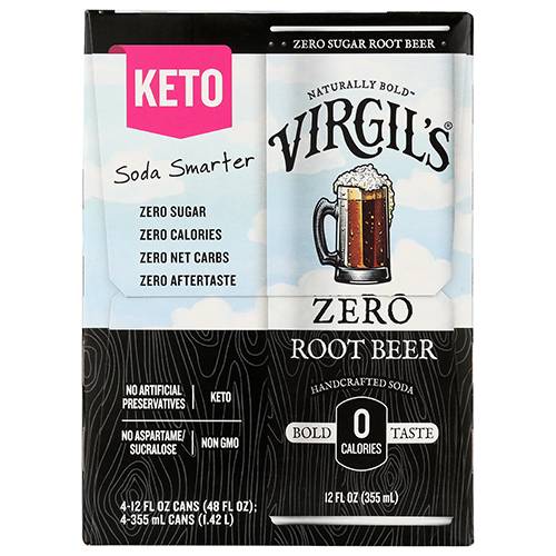 Virgil's Root Beer Zero Sugar Soda