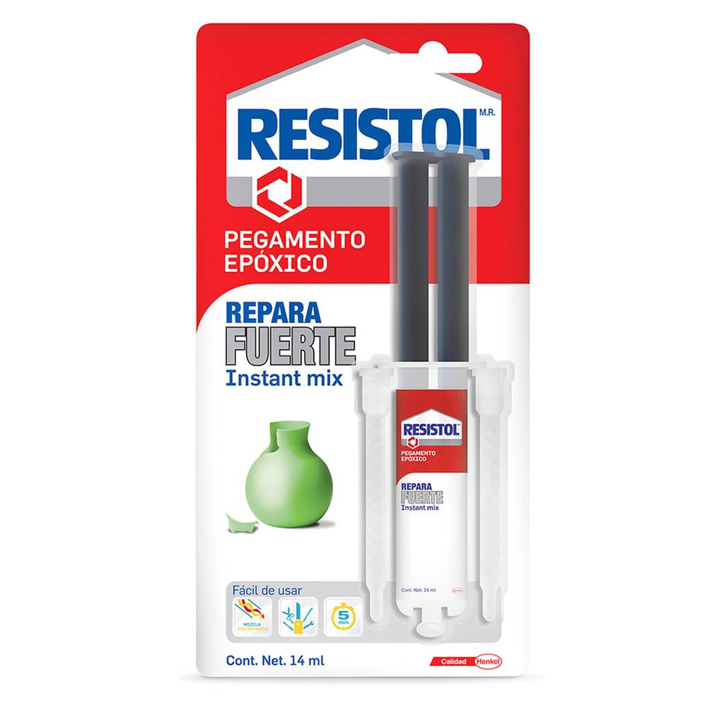 Resistol pegamento epóxico (14 ml)