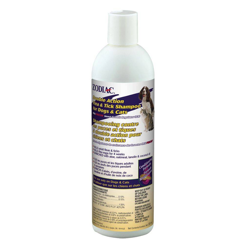 Zodiac Flea and Tick Double Action Pet Shampoo (355 ml)