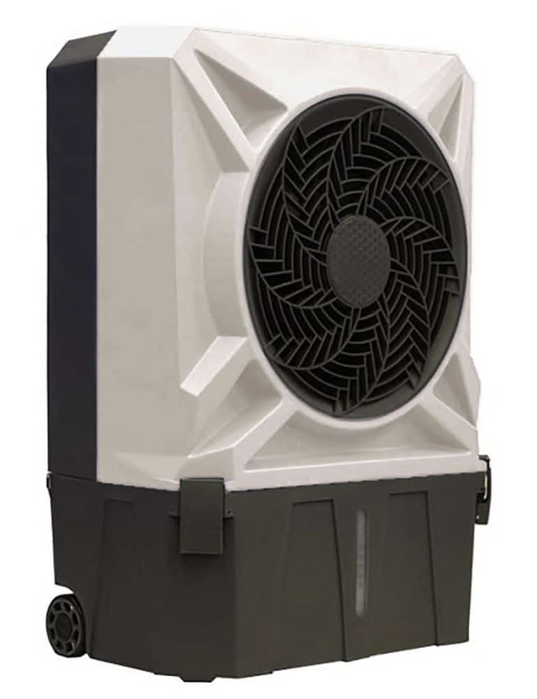 Hessaire 1,300 Cfm 2-Speed Portable Evaporative Cooler (Swamp Cooler) For 500 Sq. Ft. In Celeste Grey