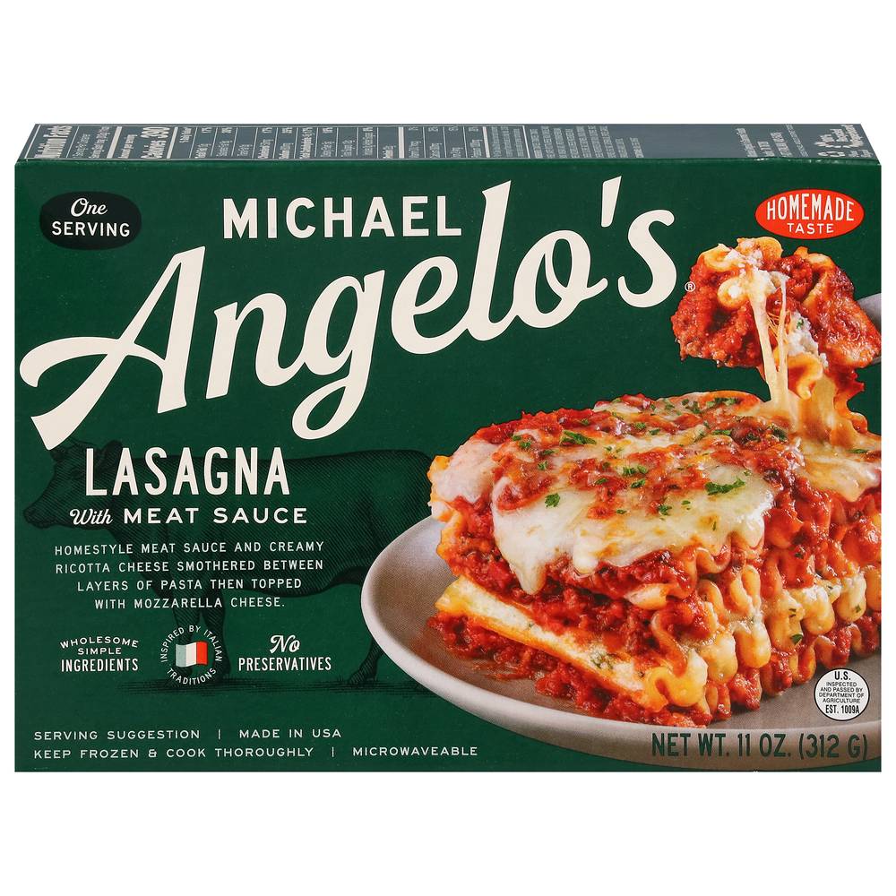 Michael Angelo's Lasagna With Meat Sauce