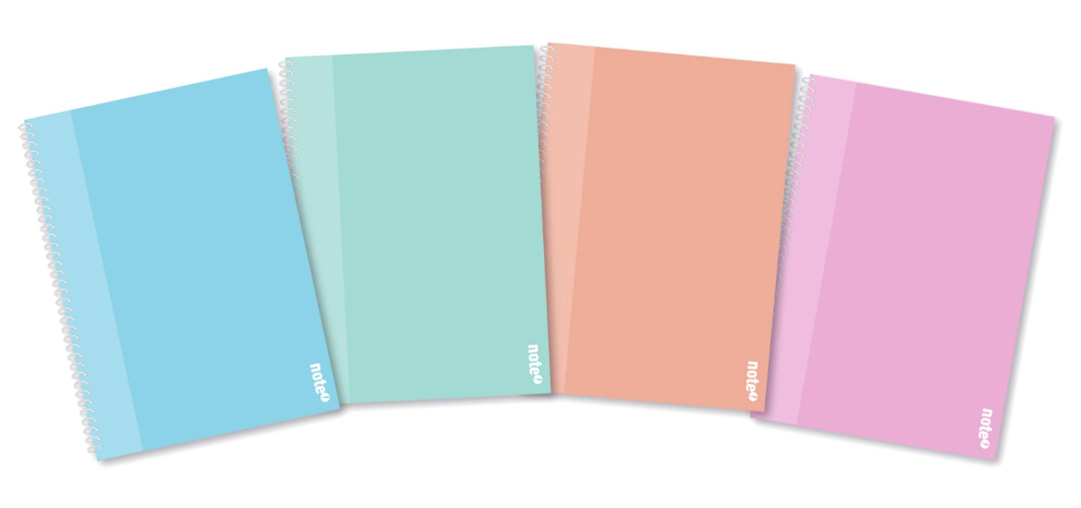 Caderno Espiral A5 Capa Dura Pautado 100 folhas 80g