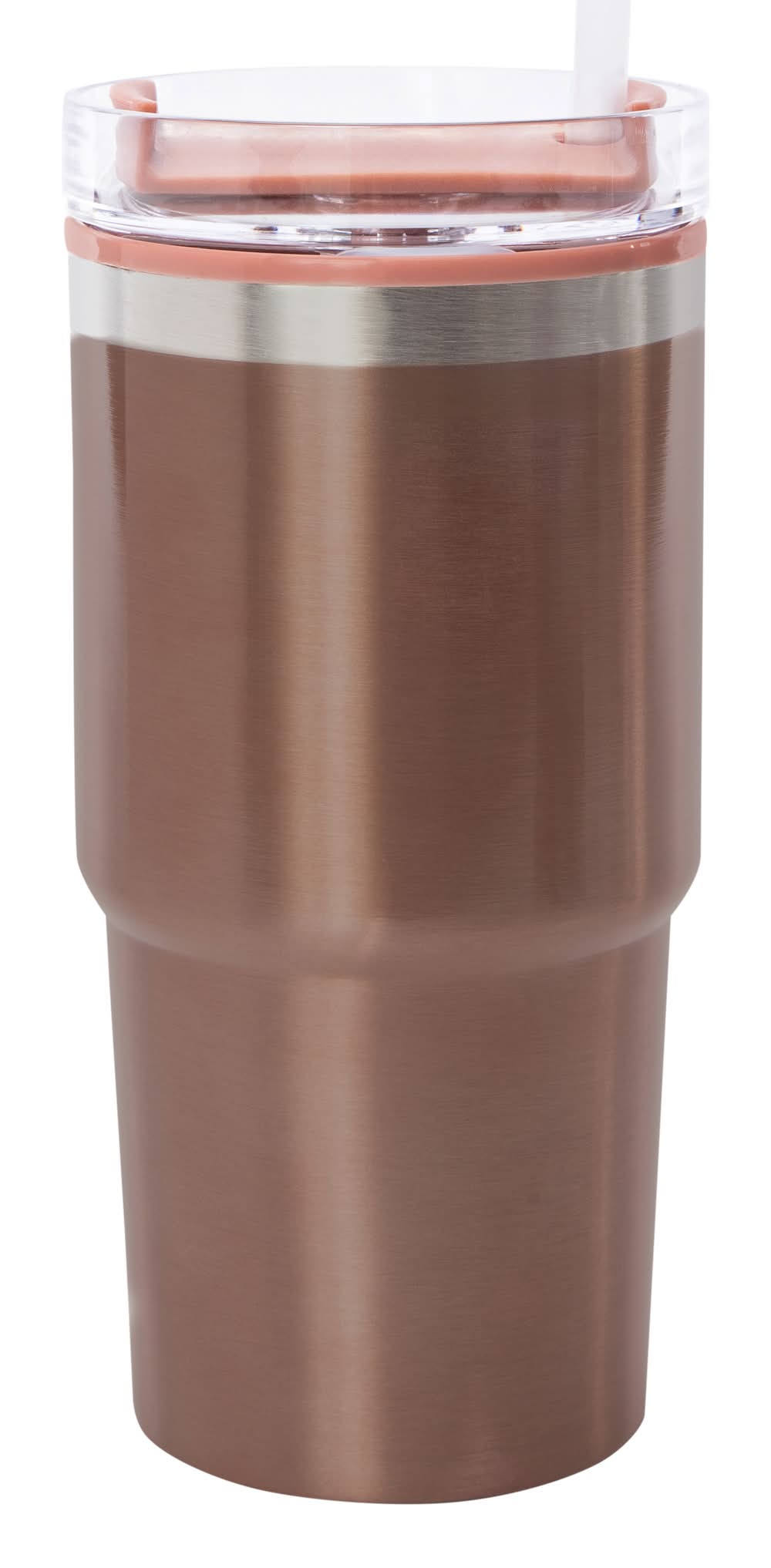 20oz Hyperquench Metallic Tumbler With Lid & Straw Rust