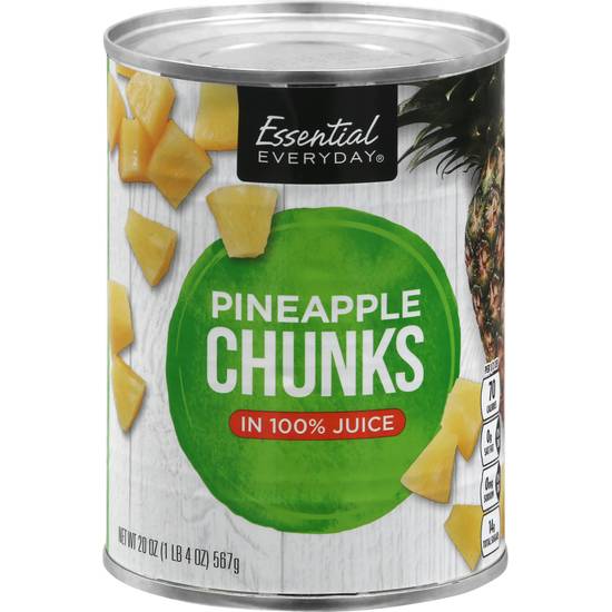 Essential Everyday Pineapple Chunks in Juice (20 oz)