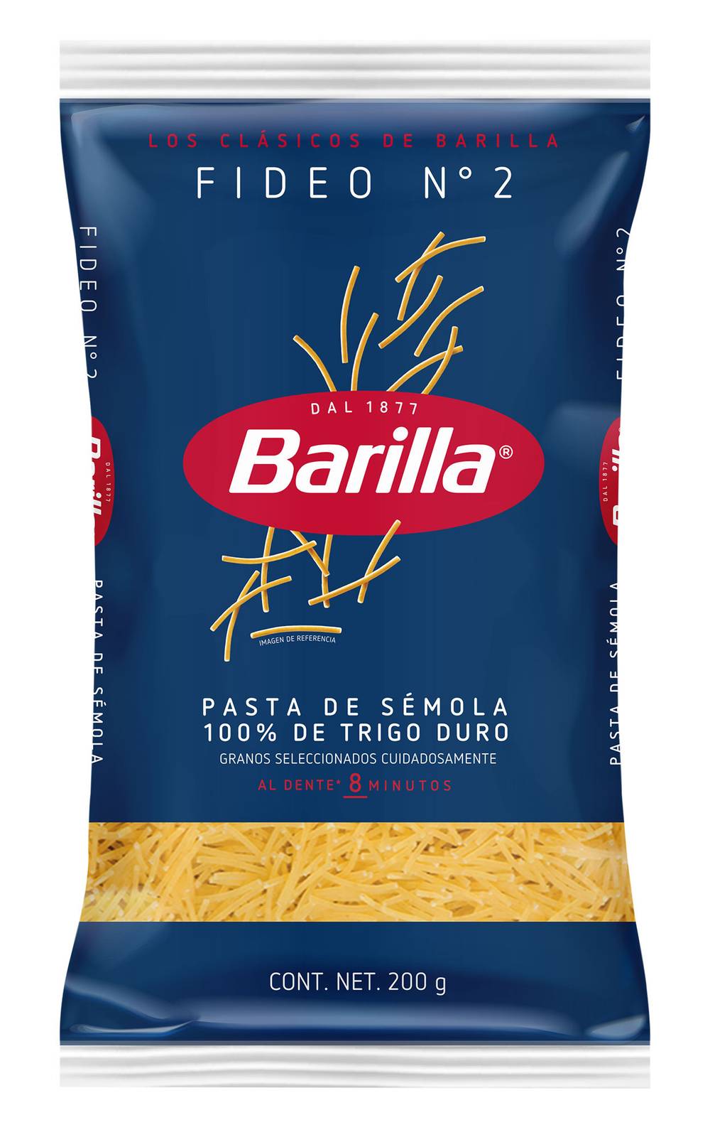 Barilla · Pasta de fideo no 2 (5 g)