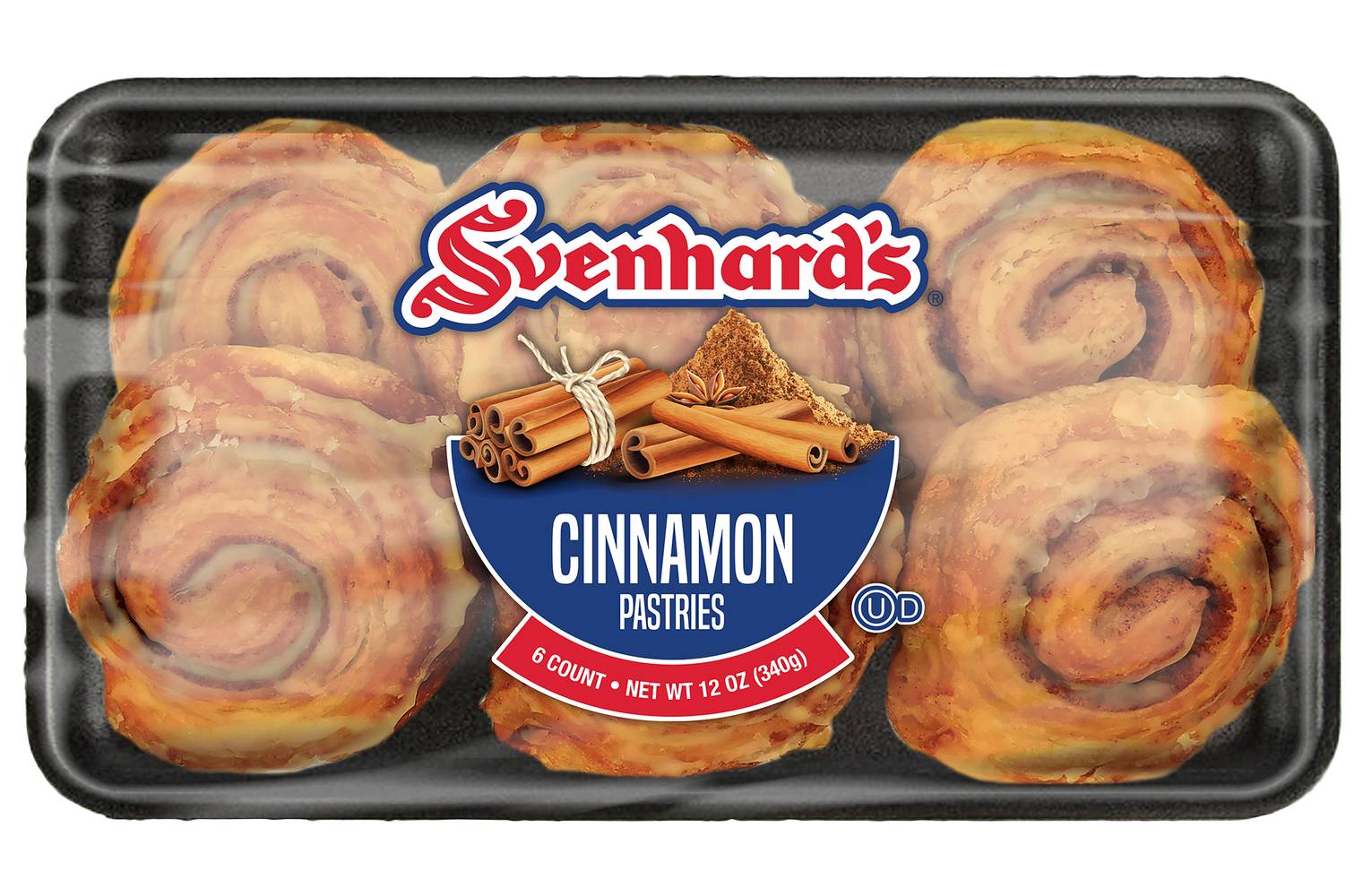 Svenhard’s Pastries, Cinnamon (12 oz, 6 ct)