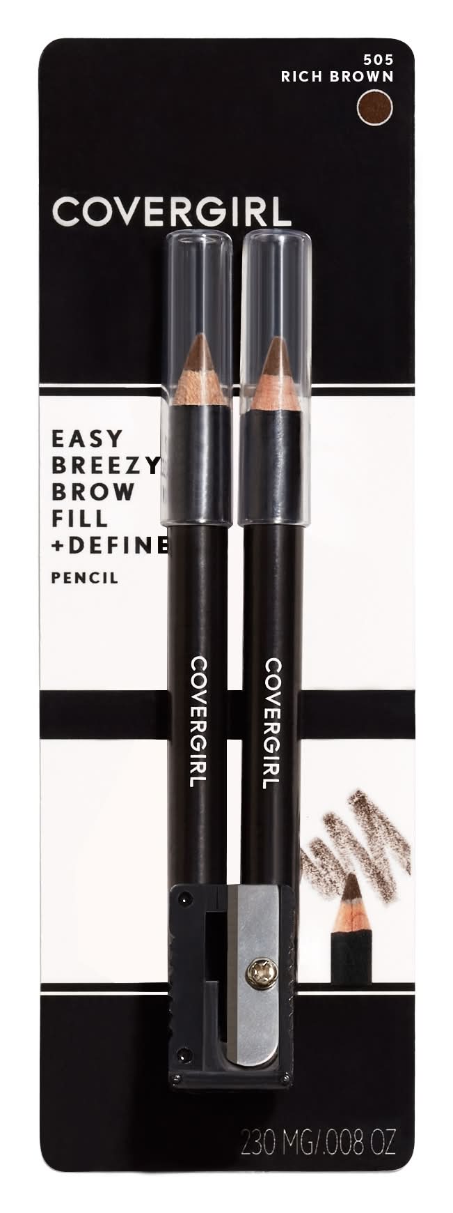 Covergirl® Easy Breezy Brow Fill & Define Brow Pencil 2-Count Brown
