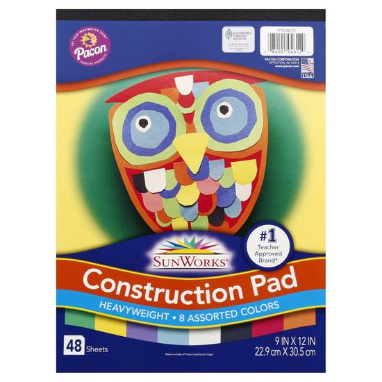 Pacon Construction Paper Pad (48 ct)
