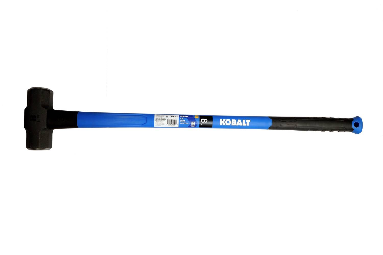 Kobalt 8-lb Smooth Face Steel Head Fiberglass Engineering Sledge Hammer | 103412