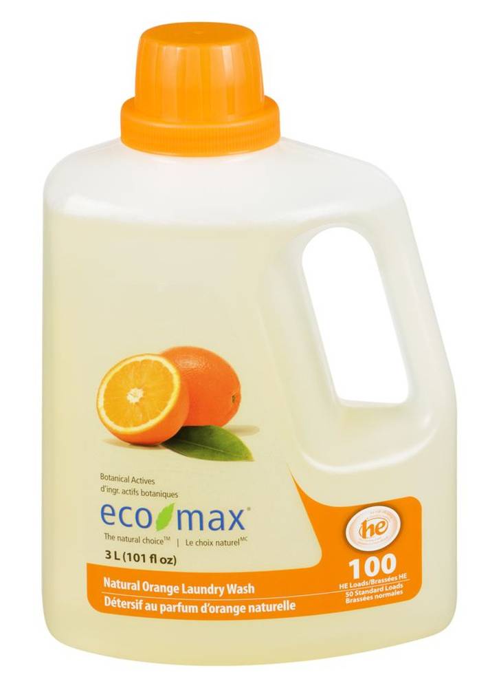 Eco Max Laundry Wash, Natural Orange (3 L)