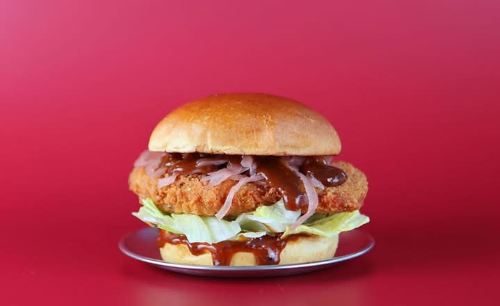 Korean BBQ Chicken Burger