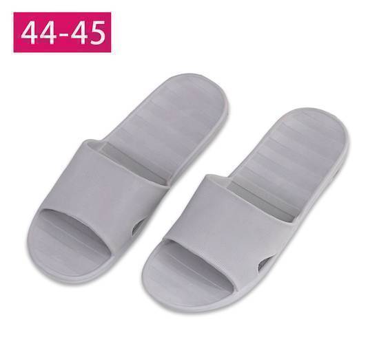 情侶防滑家居拖鞋(灰-44~45)#91033#4715982012342