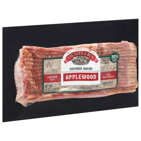 Hemplers Center Cut Applewood Uncured Bacon (20 oz)