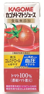 カゴメ トマトジュース 食塩無添加 (200mL)