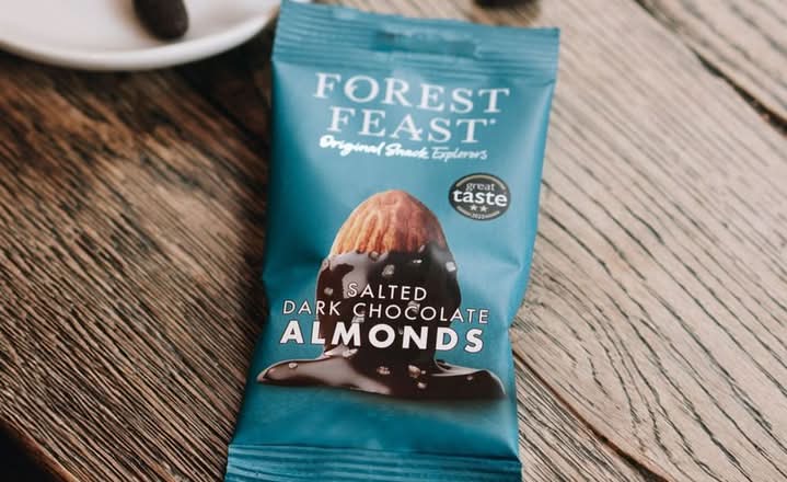 Salted Dark Chocolate Almonds