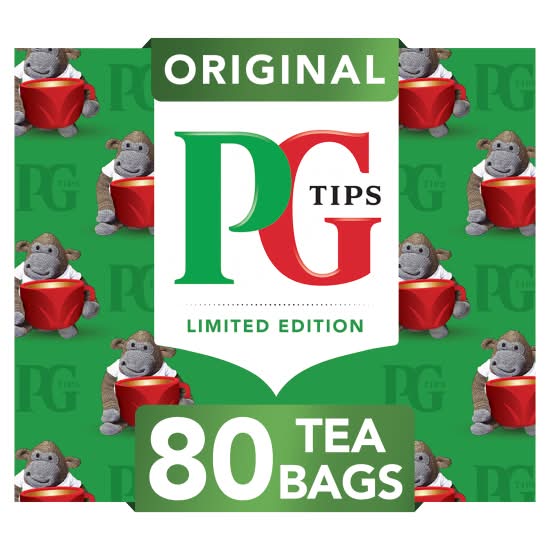 PG Tips Original Tea Bags (80 pack)