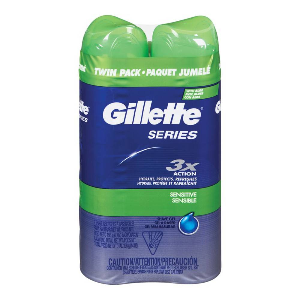 Gillette Shave Gel For Sensitive Skin (396 g)