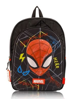 Marvel Kids Spider-Man Backpack, 16 in, Black