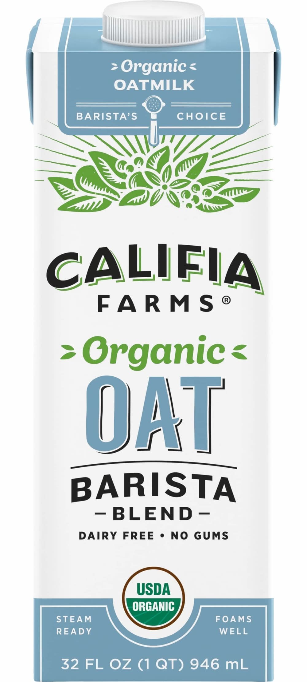 Califia Farms Barista Blend Organic Oatmilk (32 fl oz)