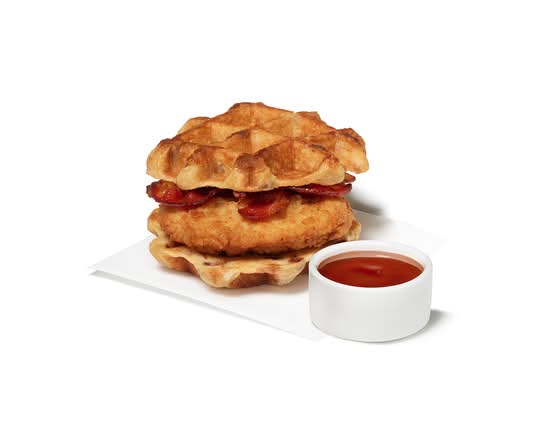 Chicken & Waffles Breakfast Sandwich w/ Chick-fil-A® Filet