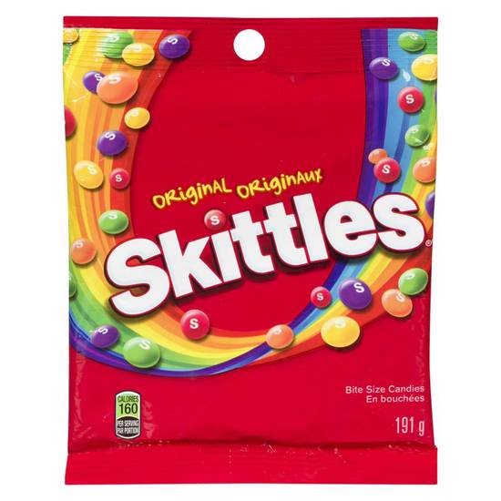 Skittles  original, 191 g (191 g) - original bite size candies (191 g)