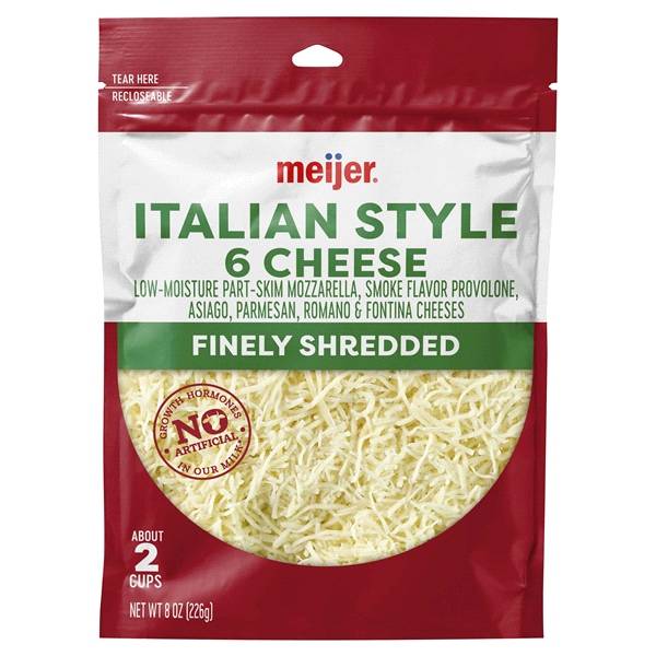 Meijer Finely Shredded Italian Cheese (8 oz)