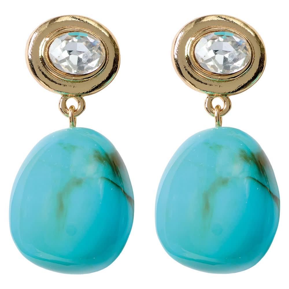 Serra Turquoise Dangle Everyday Fashion Earrings