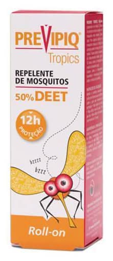 Repelente Tropics 50% Deet Roll-On Previpiq emb. 50 ml
