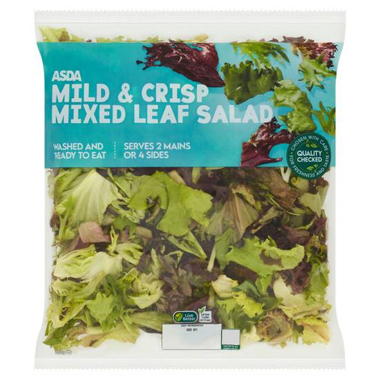Asda Mild & Crisp Mixed Leaf Salad 200g