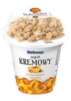 Bakoma Jogurt Krem Brzoskwiniowy (230 g)