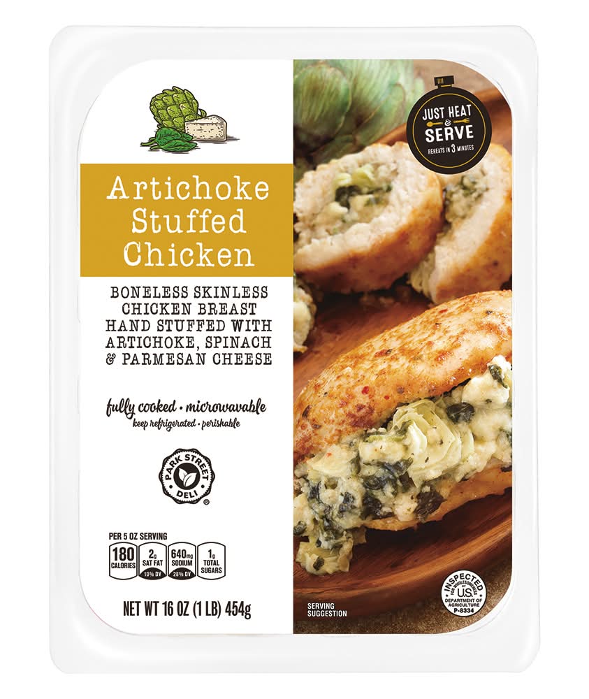 Park Street Deli Artichoke Stuffed Chicken Breast (16 oz)