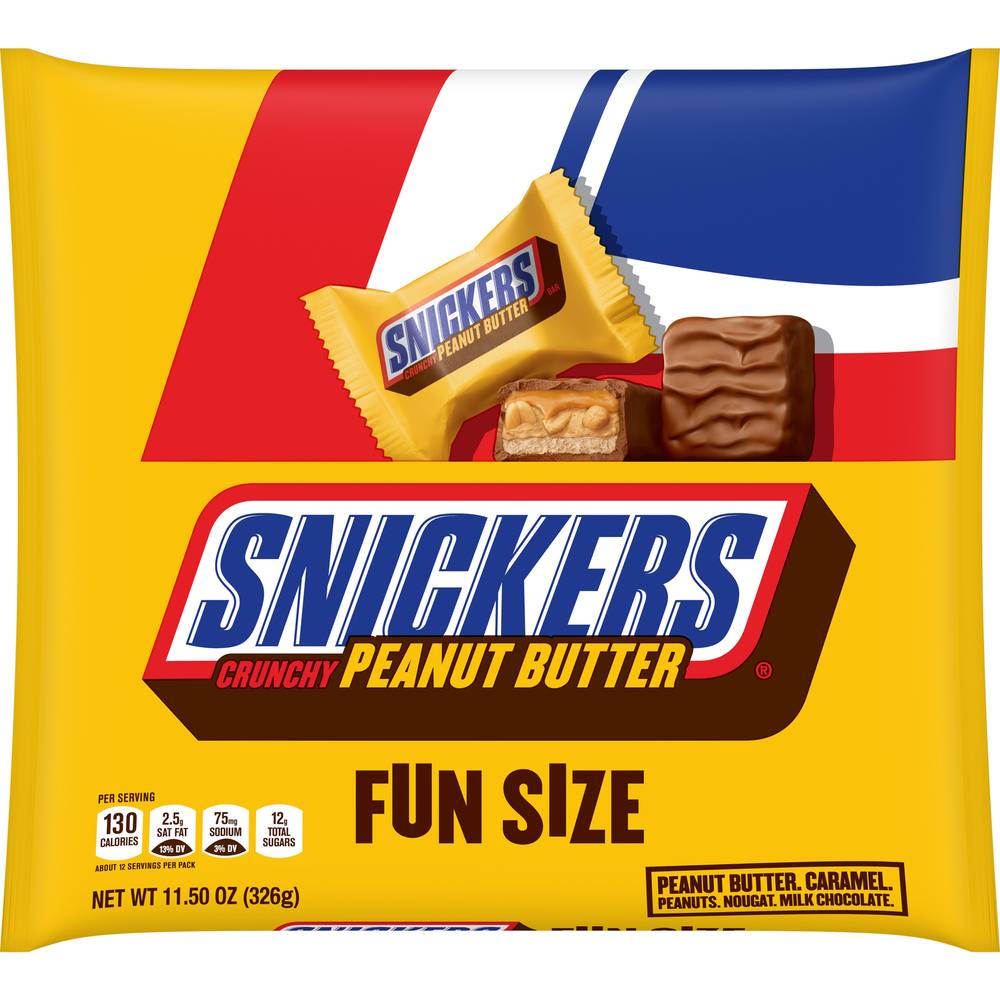 Snickers Peanut Butter Squared Fun Size Chocolate Candy Bars (11.5 oz)