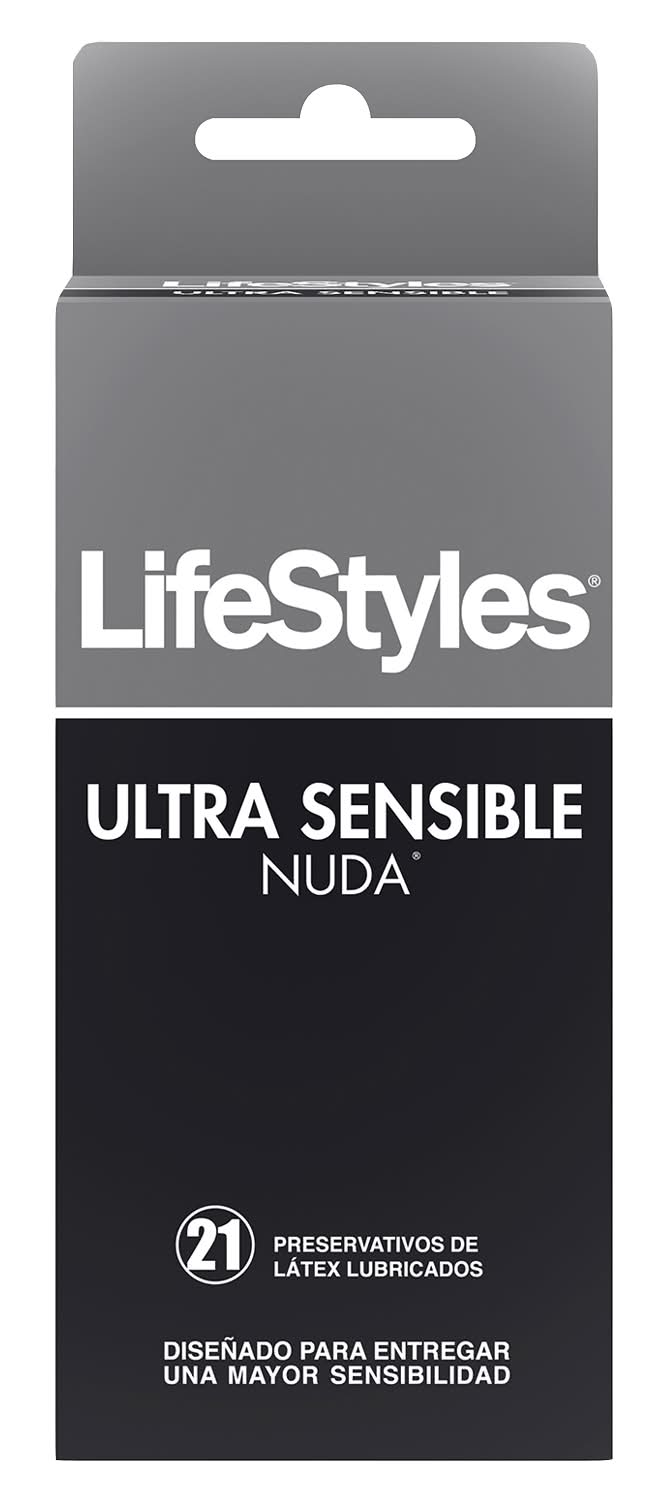 LifeStyles · Preservativos nuda ultra sensibles (21 un)