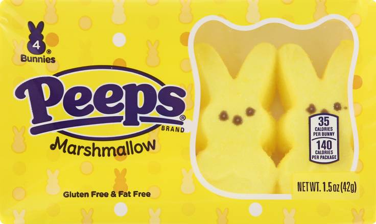 Peeps Easter Yellow Bunnies ( 4 ct )