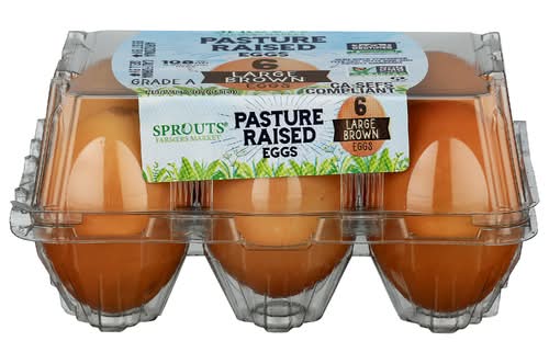Sprouts Pasture Raised Grade A Large Brown Eggs