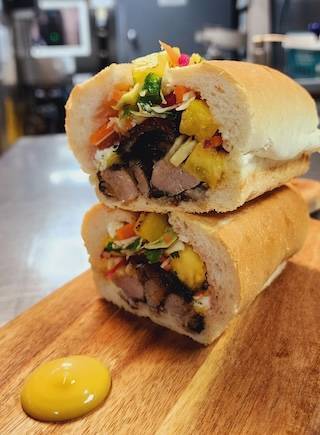 Jerk Pork Sandwich