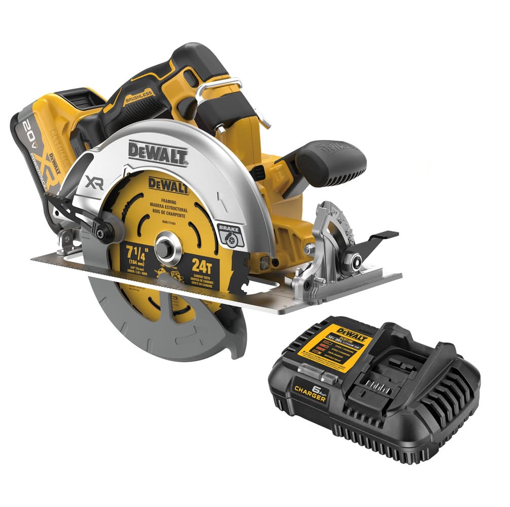 DEWALT XR 20-volt Max 7-1/4-in Brushless Cordless ( Battery Included and Charger Included)