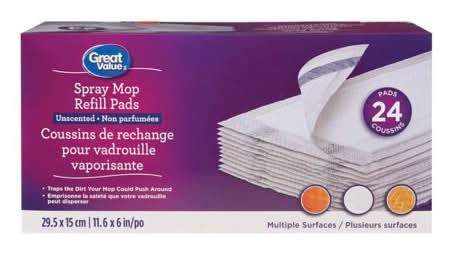 Great Value Unscented Spray Mop Refill Pads (300 g)