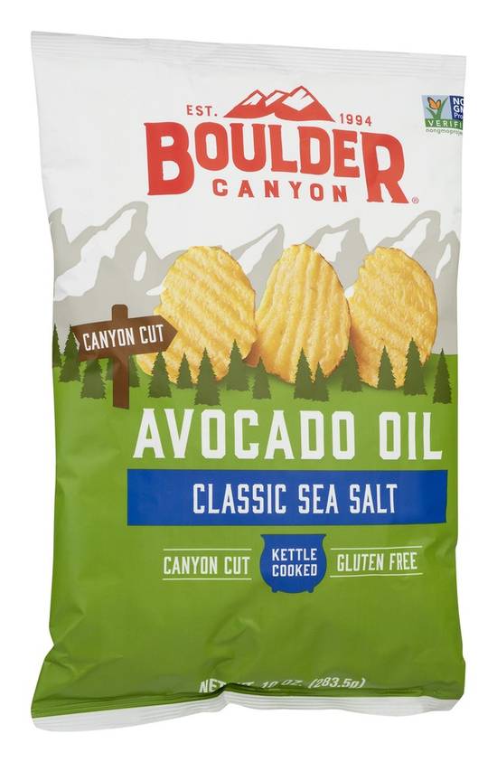 Boulder Canyon Avocado Oil Classic Sea Salt Potato Chips (10 oz)