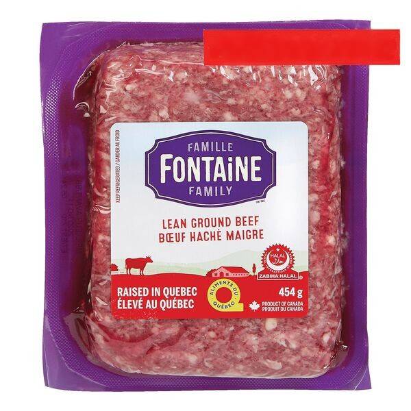 Fontaine family boeuf haché maigre - lean ground beef