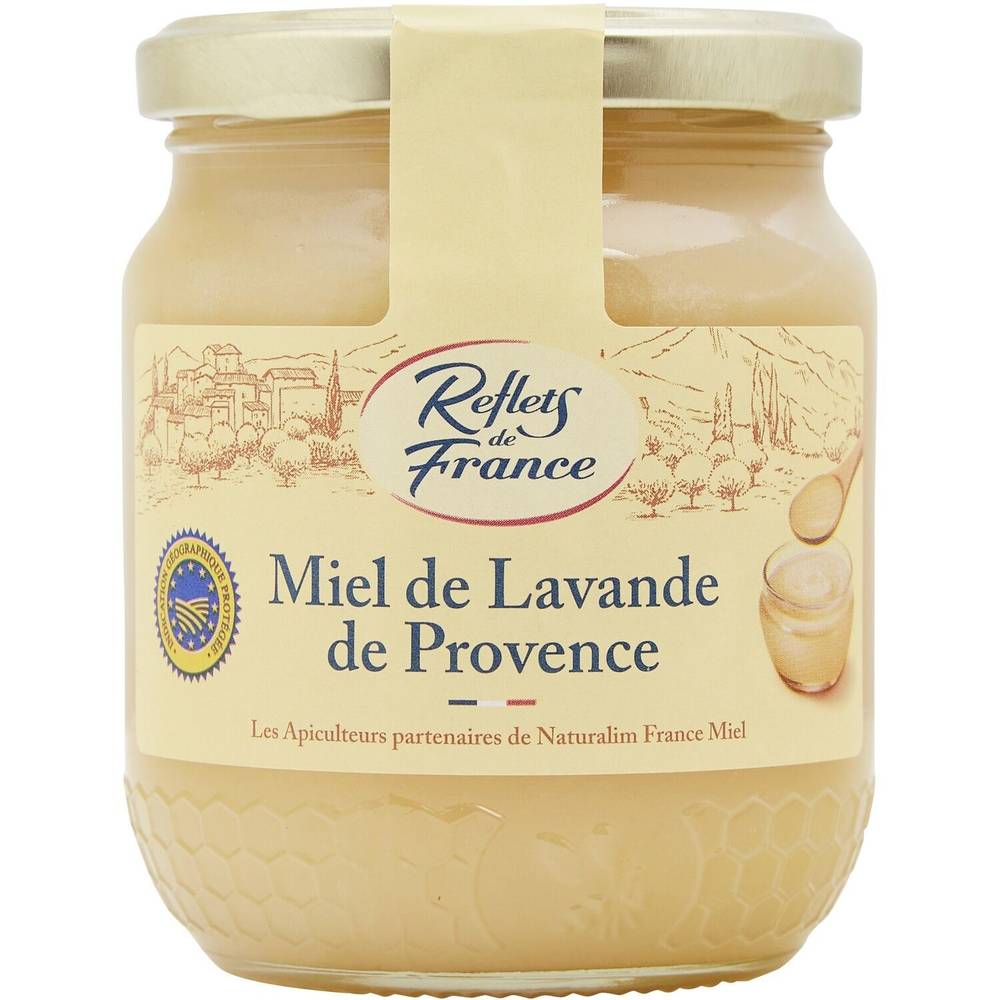 Miel de lavande de Provence REFLETS DE FRANCE - le pot de 375g