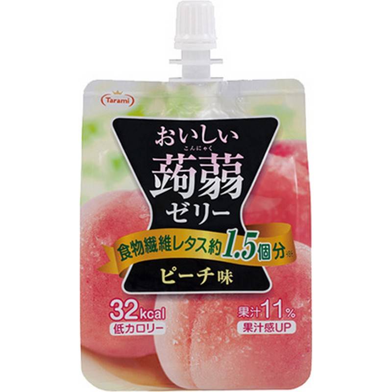 Tarami美味蒟蒻果凍-白桃味 <150g克 x 1 x 1Bag袋>