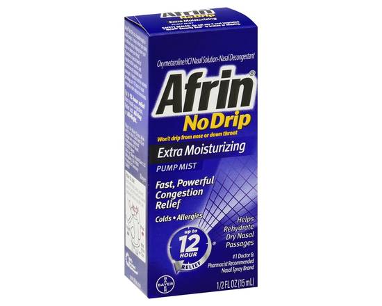 Afrin · Extra Moisturizing Pump Mist (15 mL)