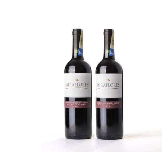 Promo 2 Vinos Miraflores Cabernet Suavignon - Merlot