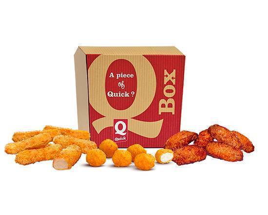 Quick Box  (6 Chicken Dips/ 6 Chicken Wings/ 6 Cheesy)