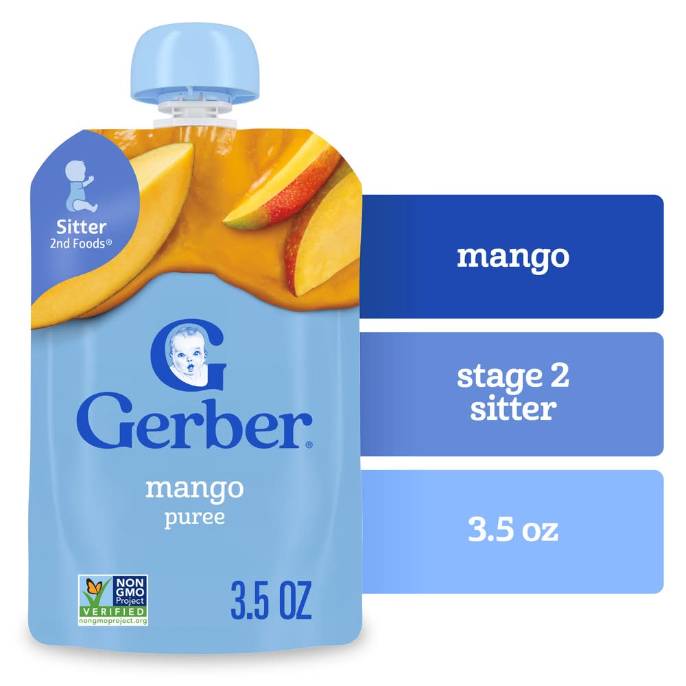 Gerber Sitter Mango Baby Food (3.5 oz)