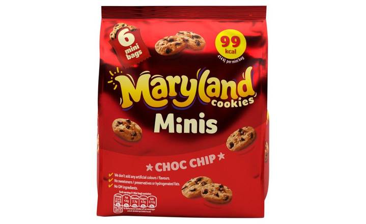 Maryland Minis Choc Chip 6 pack 118.8g (402111) 