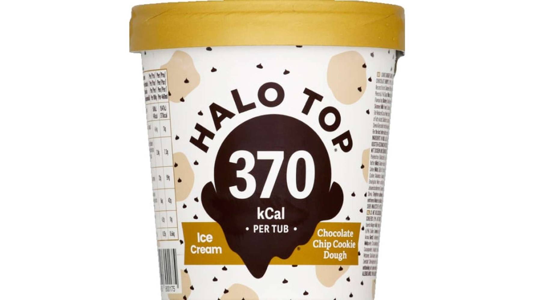 Halo Top - Crème glacée (chocolate chip cookie dough)